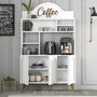 Hanah Home Lyon 120 Blanco y Nogal